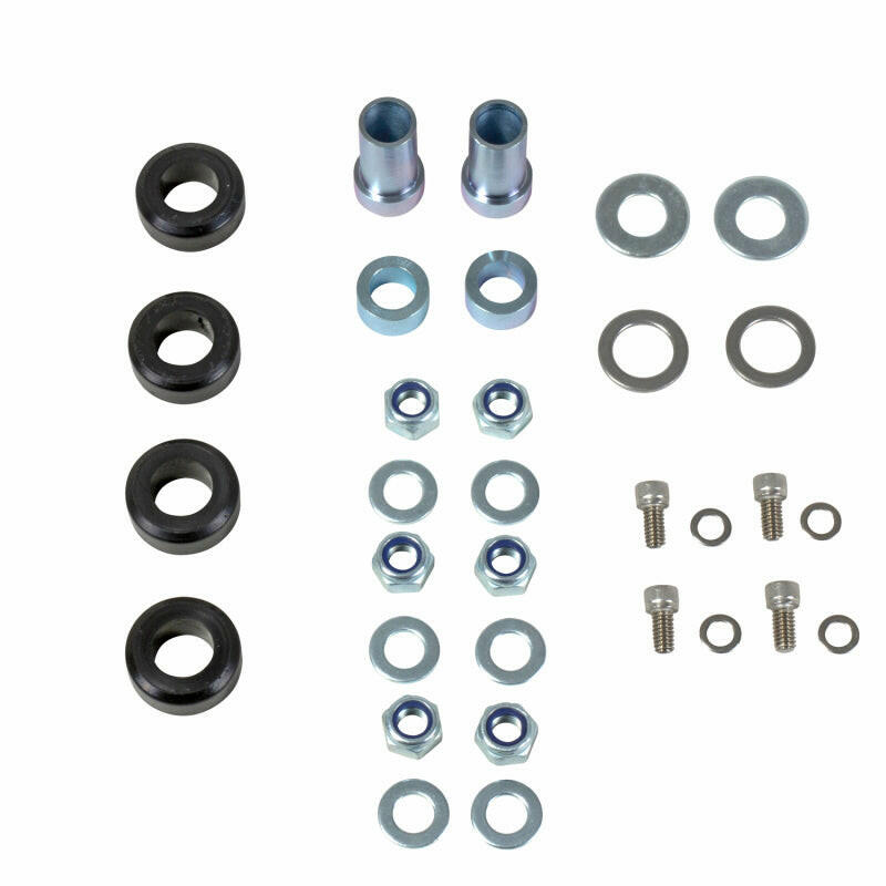 BBK 79-93 Mustang Caster Camber Plate Kit - Silver Anodized Finish Shock Mounts & Camber Plates BBK