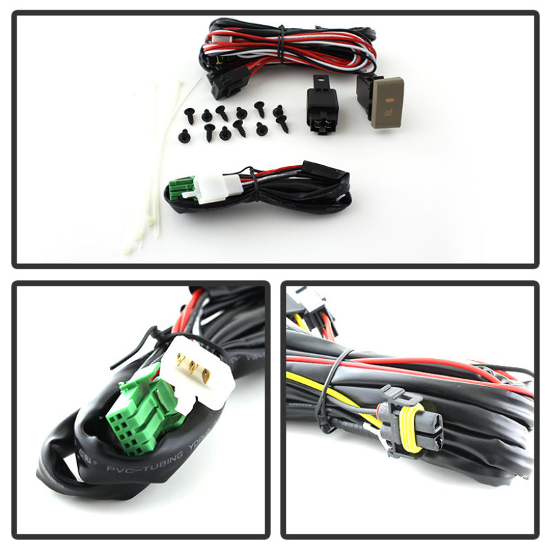 Spyder Hyundai Elantra 2014+ OEM Style Fog Lights W/Switch Clear FL-HYE2014-C Fog Lights SPYDER