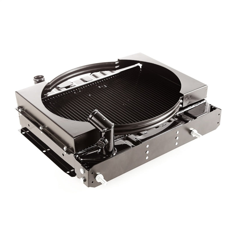 Omix Radiator w/ Fan Shroud 2 Row- 41-52 Willys Models Radiators OMIX