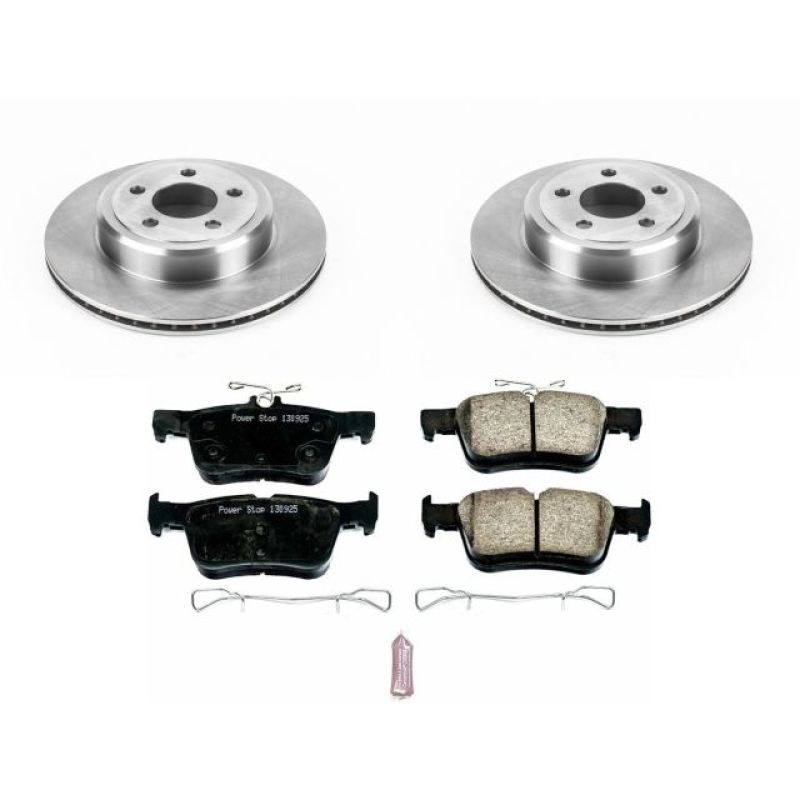 Power Stop 13-19 Ford Fusion Rear Autospecialty Brake Kit Brake Kits - OE PowerStop