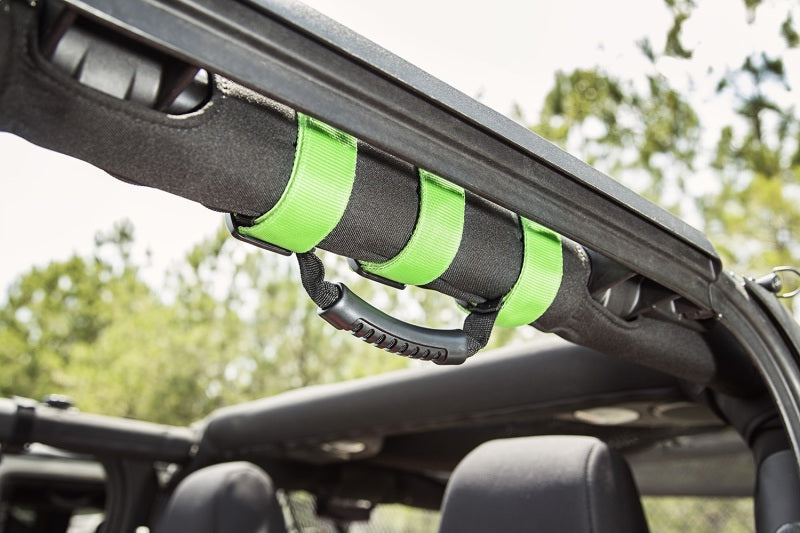 Rugged Ridge Ultimate Grab Handles Green 55-20 CJ/Jeep Wrangler /JT Dash & Interior Trim Rugged Ridge
