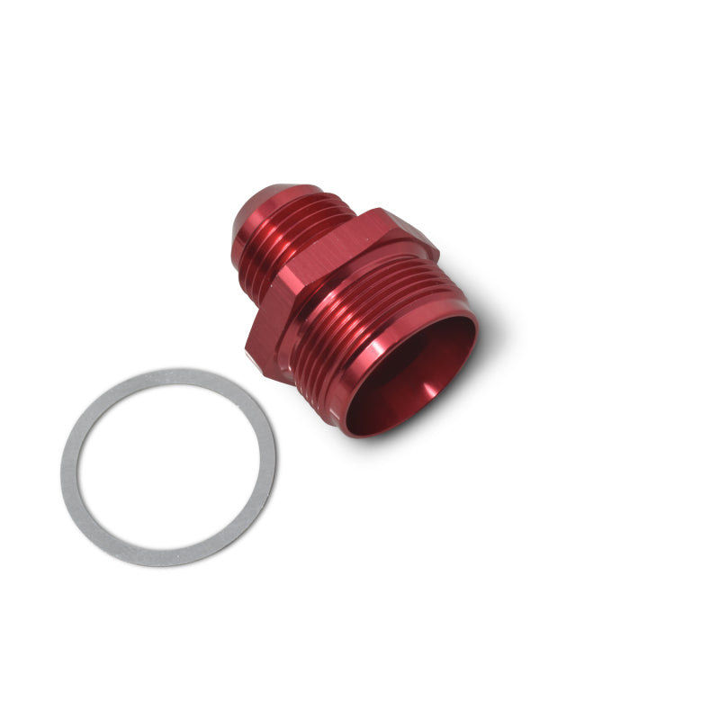 Russell Performance 1in-20 x 8 AN Male Flare Adapter (66-89 Edelbrock Q-Jets/75-89 Stock Q-Jets) Fittings Russell