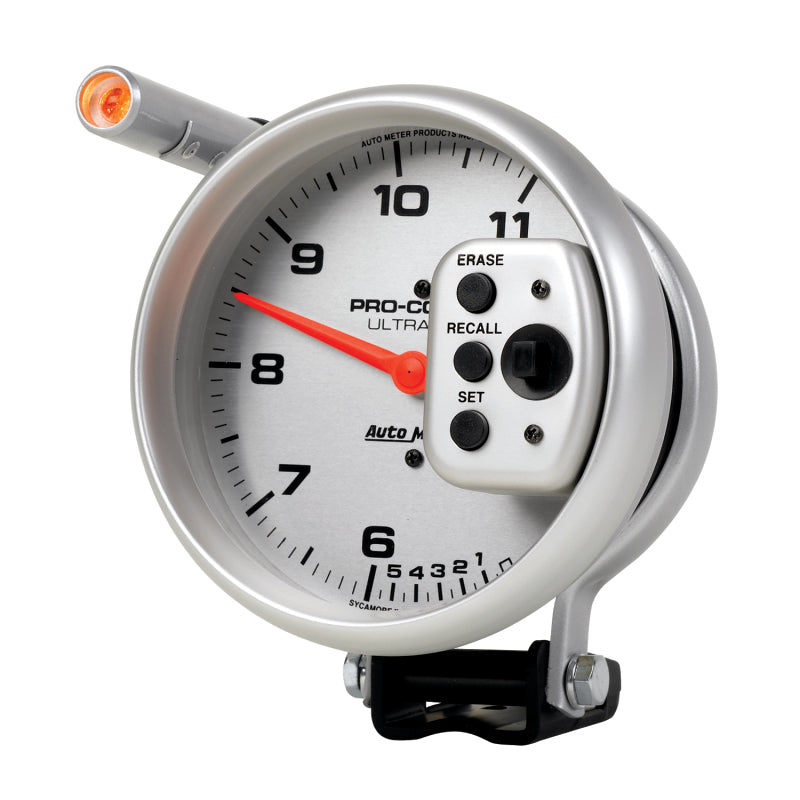 Autometer Ultra-Lite 5 inch 11000 RPM Dual Range w/ Shift-Lite and Memory Tach Gauges AutoMeter