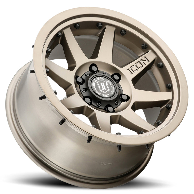 ICON Rebound Pro 17x8.5 5x150 25mm Offset 5.75in BS 110.1mm Bore Bronze Wheel Wheels - Cast ICON