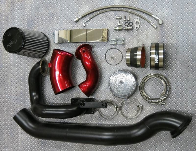 Wehrli 03-07 Dodge 5.9L Cummins S400 Twin Turbo Kit (No Turbo) - WCFab Red Turbo Kits Wehrli
