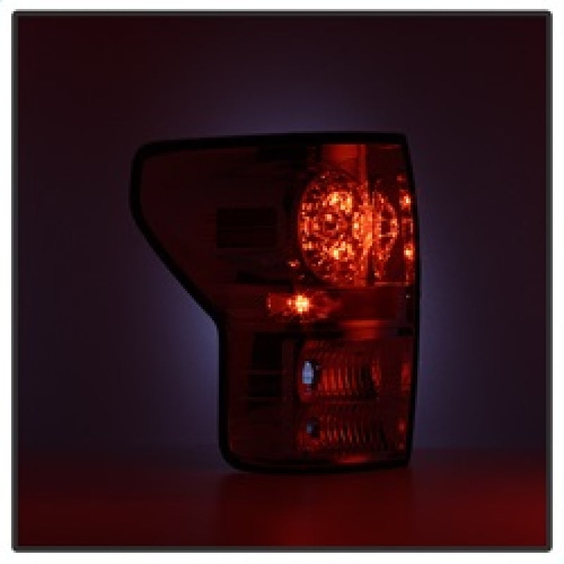 Spyder Toyota Tundra 07-13 LED Tail lights Red Smoke ALT-YD-TTU07-LED-RS Tail Lights SPYDER