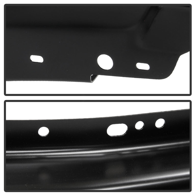 Spyder Ford F150 09-14 w/Fog Light Hole Front Bumper - Black (OEM # 9L3Z17757DPTM) Bumper Accessories SPYDER