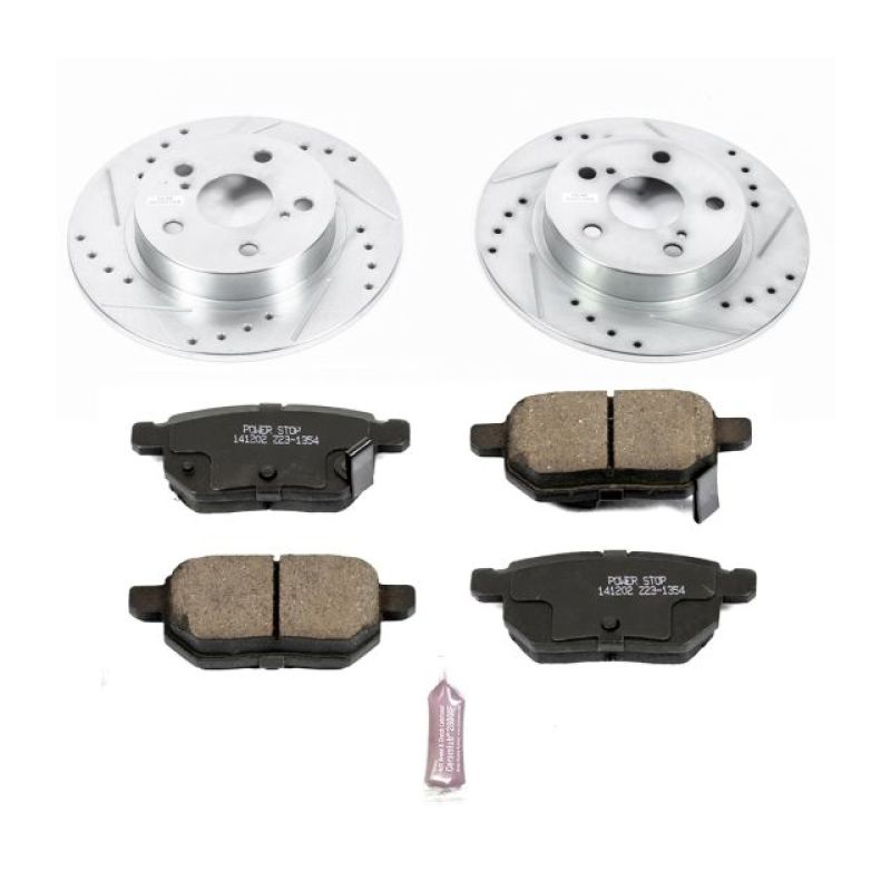 Power Stop 11-16 Scion tC Rear Z23 Evolution Sport Brake Kit Brake Kits - Performance D&S PowerStop
