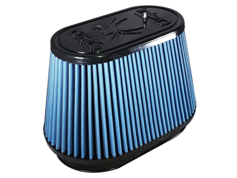 Injen NanoWeb Dry Air Filter w/Sur-Loc 4.115x6.865 Oval neck / 7.17x9.92 Base / 5.63x8.5 Tall Air Filters - Drop In Injen