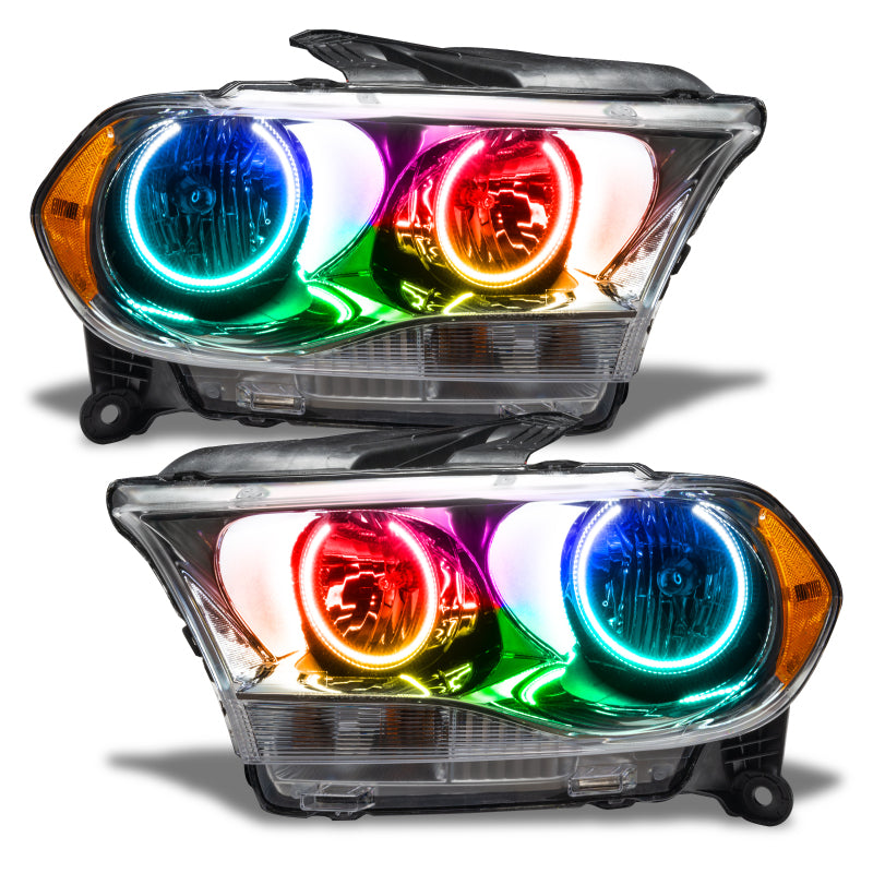 Oracle 11-13 Dodge Durango SMD HL Halogen - Chrome - ColorSHIFT w/o Controller Headlights ORACLE Lighting