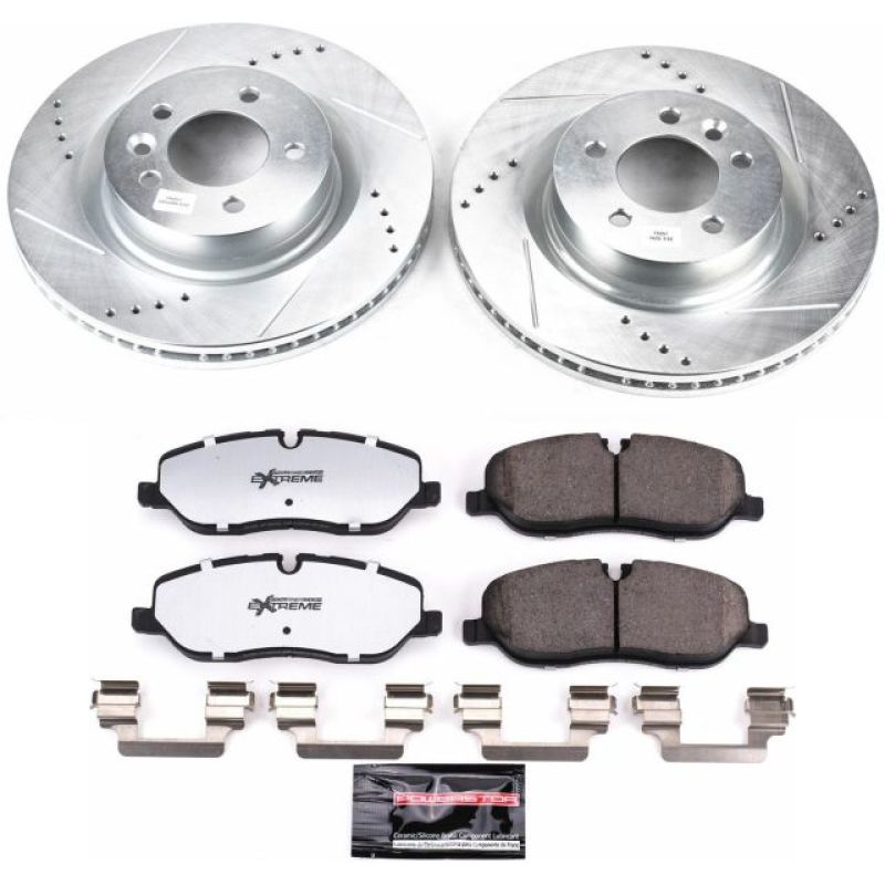 Power Stop 06-09 Land Rover Range Rover Sport Front Z36 Truck & Tow Brake Kit Brake Kits - Performance D&S PowerStop
