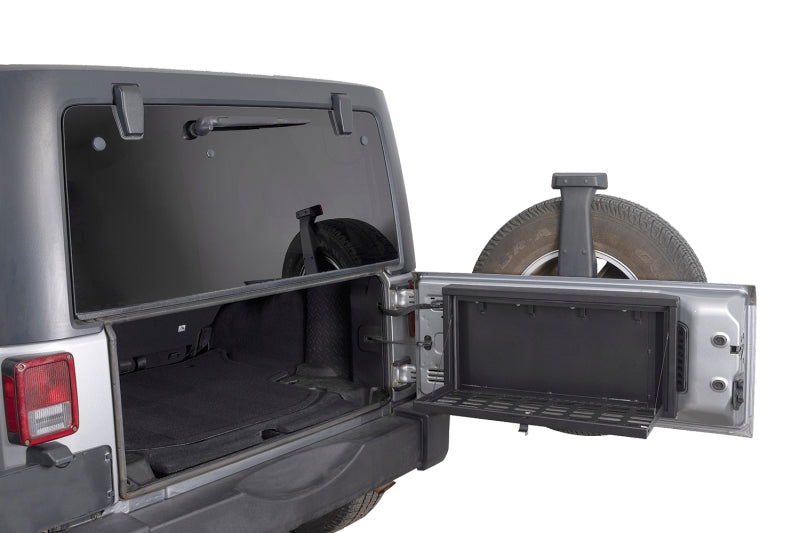 Tuffy Jeep Wrangler Molle Tailgate Lockbox W/ Combo Lock Cargo Boxes & Bags Tuffy Products