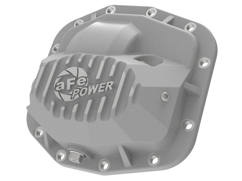 aFe Street Series Front Differential Cover Raw 2018+ Jeep Wrangler (JL) V6 3.6L (Dana M186) Diff Covers aFe