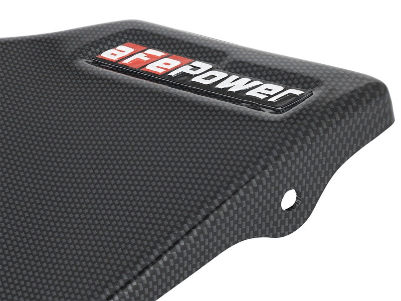 aFe MagnumFORCE Stage-2 Intake System Carbon Fiber Cover 15-17 MINI Cooper S (F55/F56) L4-2.0L (t) Air Intake Components aFe