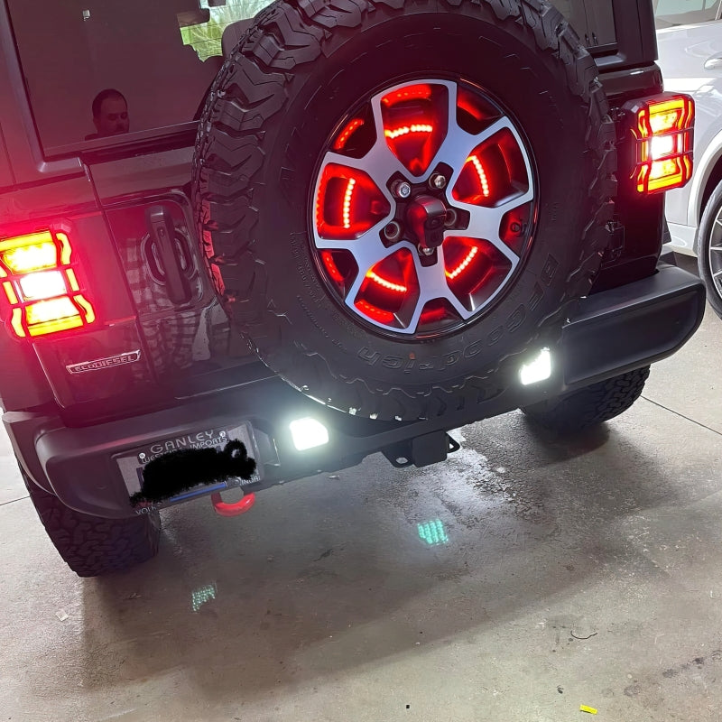 Oracle Rear Bumper LED Reverse Lights for Jeep Wrangler JL - 6000K Tail Lights ORACLE Lighting