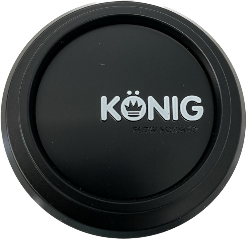 Konig Flow Formed Pop-in Center Cap - Heliogram/Neoform Black Wheel Center Caps Konig