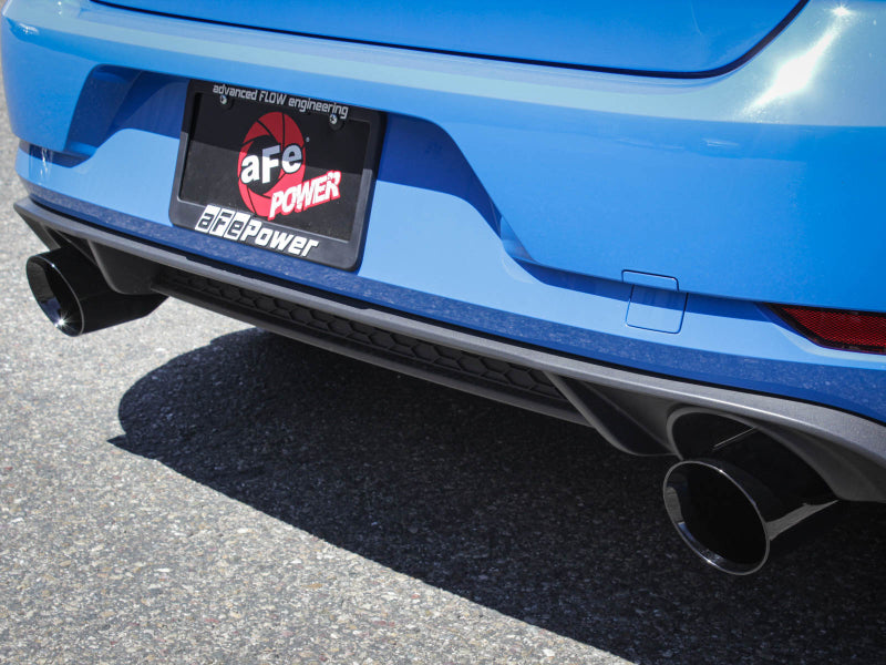 aFe 18-20 VW GTI (MK7.5) 2.0L MACH Force-Xp 3in to 2.5in 304 SS Axle-Back Exhaust System-Black Tips Axle Back aFe