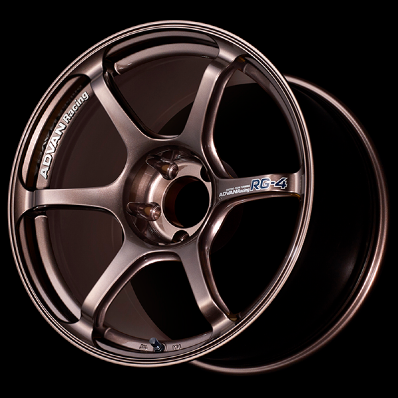 Advan RG-4 17x8.0 / +45 Offset / 5x114.3 / 73mm Bore / Racing Copper Bronze Wheels - Cast Advan