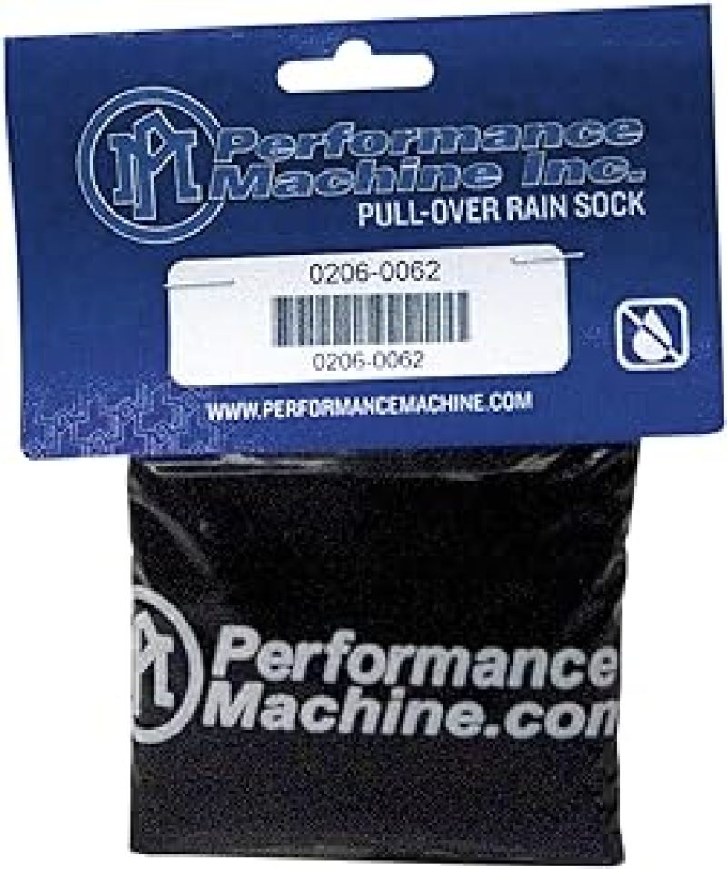 Performance Machine Fast Air Intake Solution Rain Sock Air Filters - Direct Fit Performance Machine
