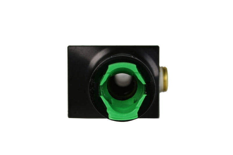 Aeromotive 3/8in Quick Connect with AN-08 port and 1/8in gauge port Fittings Aeromotive