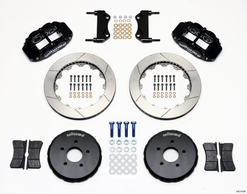 Wilwood Narrow Superlite 6R Front Hat Kit 13.06in Nissan 350Z/Fiti G35 Big Brake Kits Wilwood