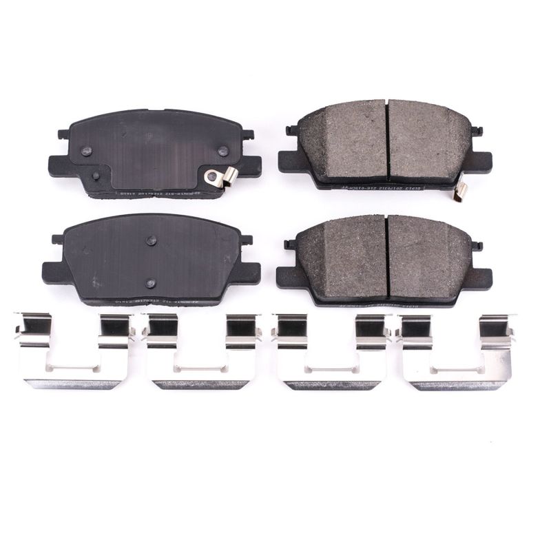 Power Stop 17-19 Buick LaCrosse Front Z17 Evolution Ceramic Brake Pads w/Hardware Brake Pads - OE PowerStop