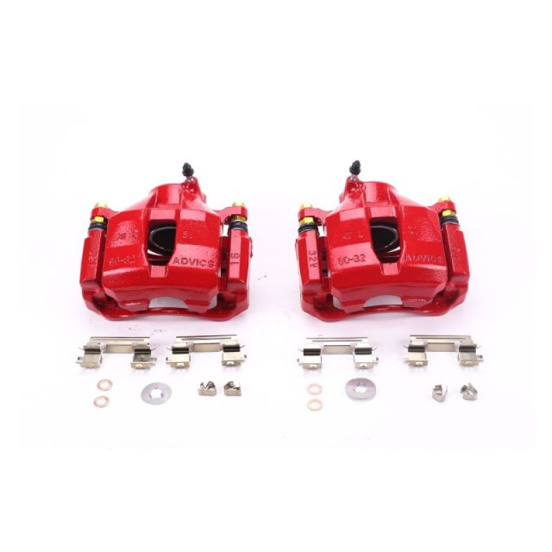 Power Stop 2006 Lexus GS300 Front Red Calipers w/Brackets - Pair Brake Calipers - Perf PowerStop