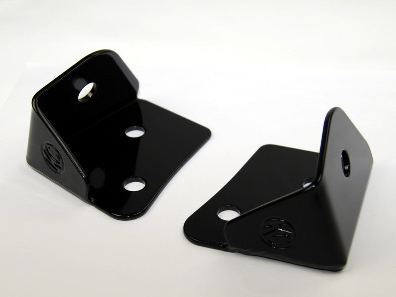 KC HiLiTES 07-18 Jeep JK A-Pillar Windshield Light Mount Bracket Set (Pair) - Black Light Mounts KC HiLiTES