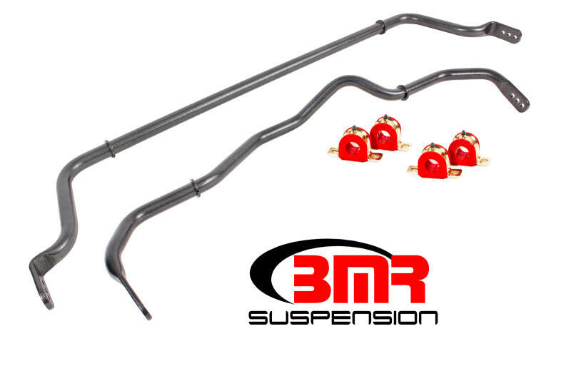 BMR 16-18 Chevy Camaro Sway Bar Kit w/ Bushings - Black Hammertone Sway Bars BMR Suspension