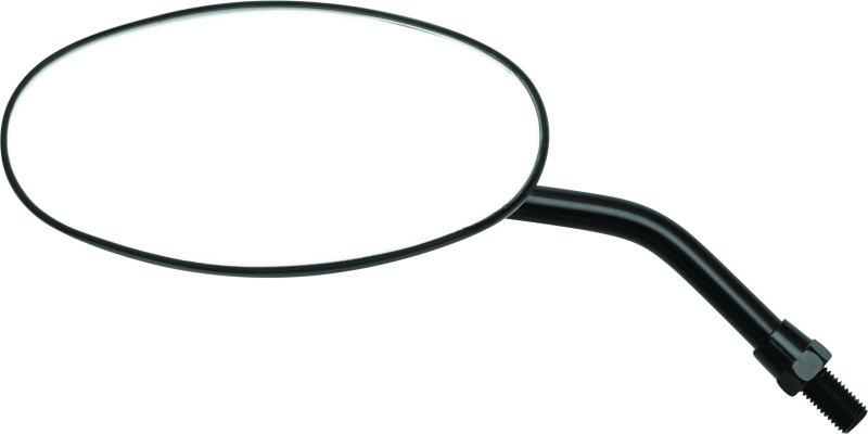 BikeMaster Adjustable Oval Mirror 10mm - Each - Black Side Mirrors BikeMaster