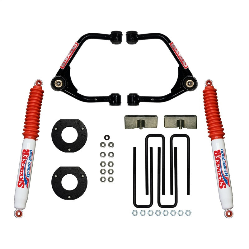 Skyjacker Suspension 3.5in Lift Kit w/Rear Hydro7000 Shock 19-21 GMC Sierra 1500(Crew Cab Short Bed) Lift Kits Skyjacker