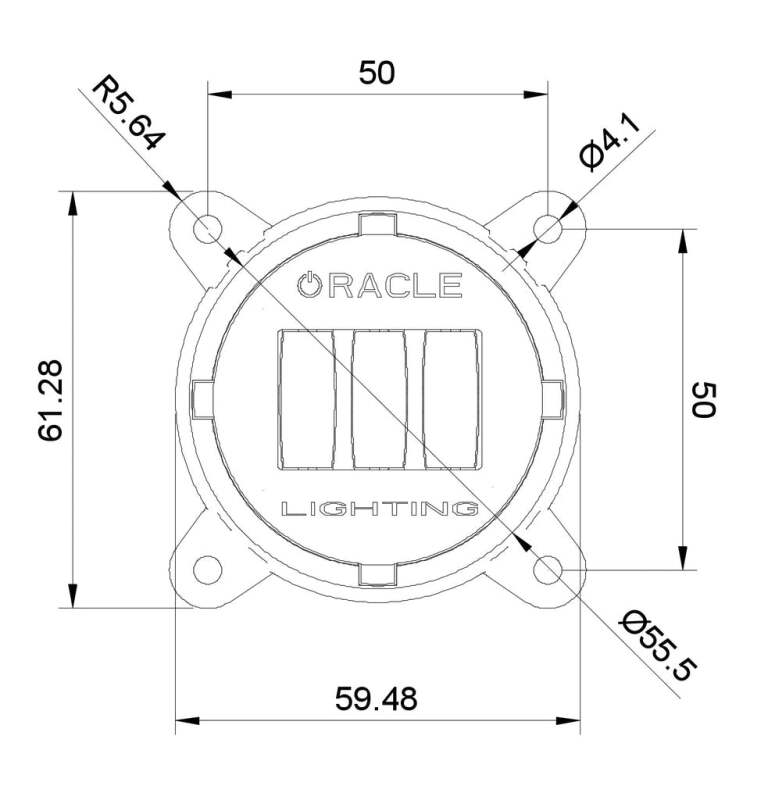 Oracle 60mm 15W Fog Beam LED Emitter Fog Lights ORACLE Lighting