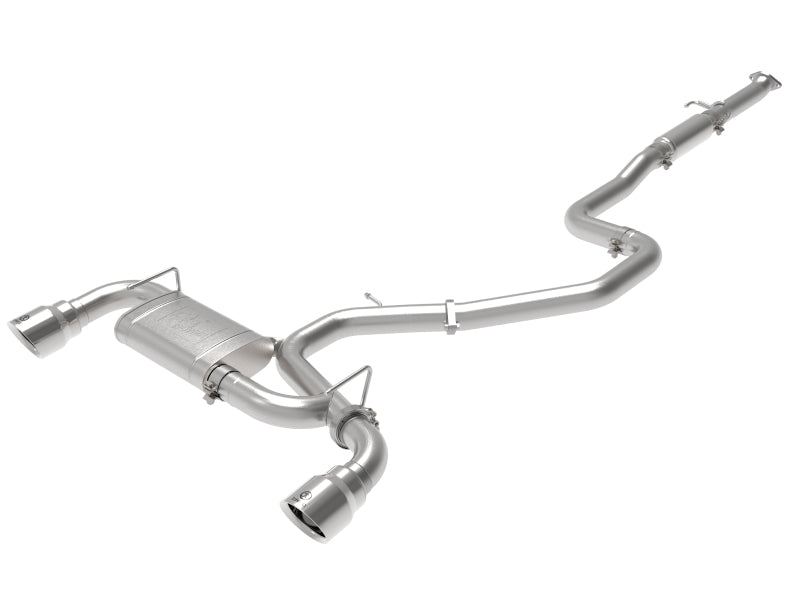 aFe Takeda Exhaust Cat-Back 19-20 Hyundai Veloster N 304SS Polished Dual Tips Exhaust Catback aFe