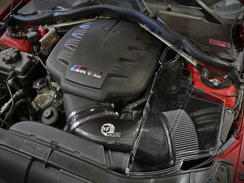 aFe MagnumFORCE Carbon Fiber Air Intake System Stage-2 Pro DRY S 08-13 BMW M3 (E9X) V8 4.0L Cold Air Intakes aFe