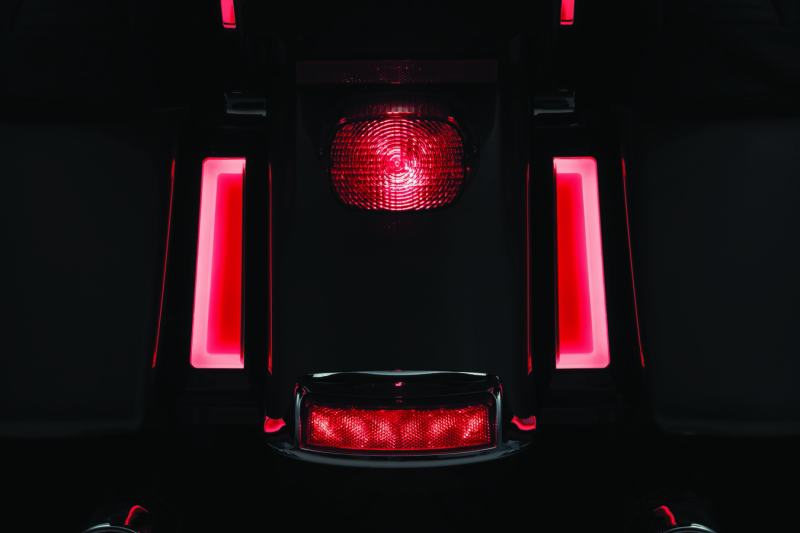 Kuryakyn Tracer L.E.D. Inserts For Saddlebag Supports Black Brackets Kuryakyn