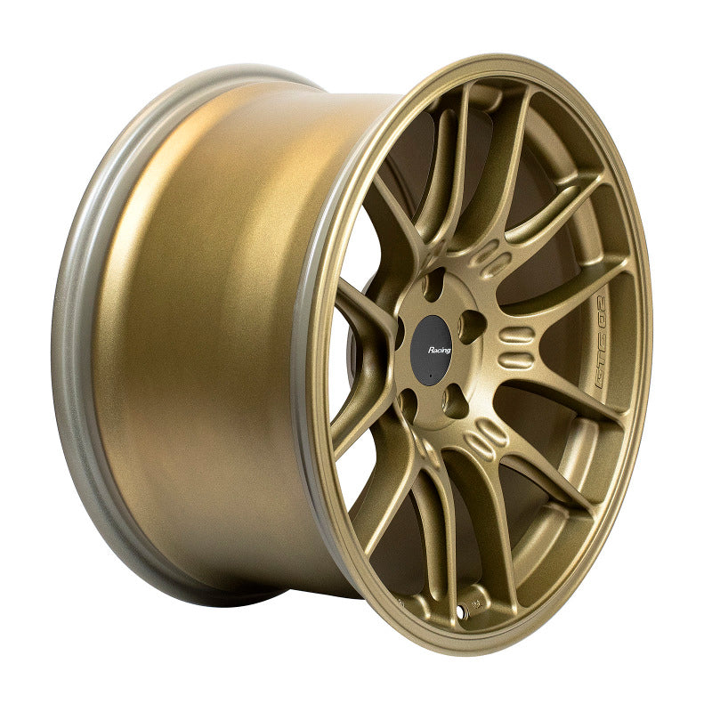 Enkei GTC02 18x10 5x112 32mm Offset 66.5mm Bore Titanium Gold Wheel Wheels - Cast Enkei