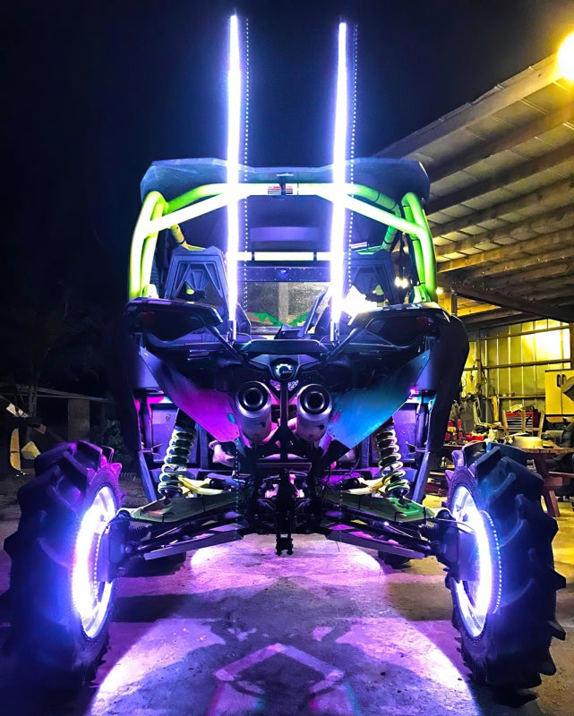 Oracle Off-Road 4ft LED Whip - ColorSHIFT Light Accessories and Wiring ORACLE Lighting