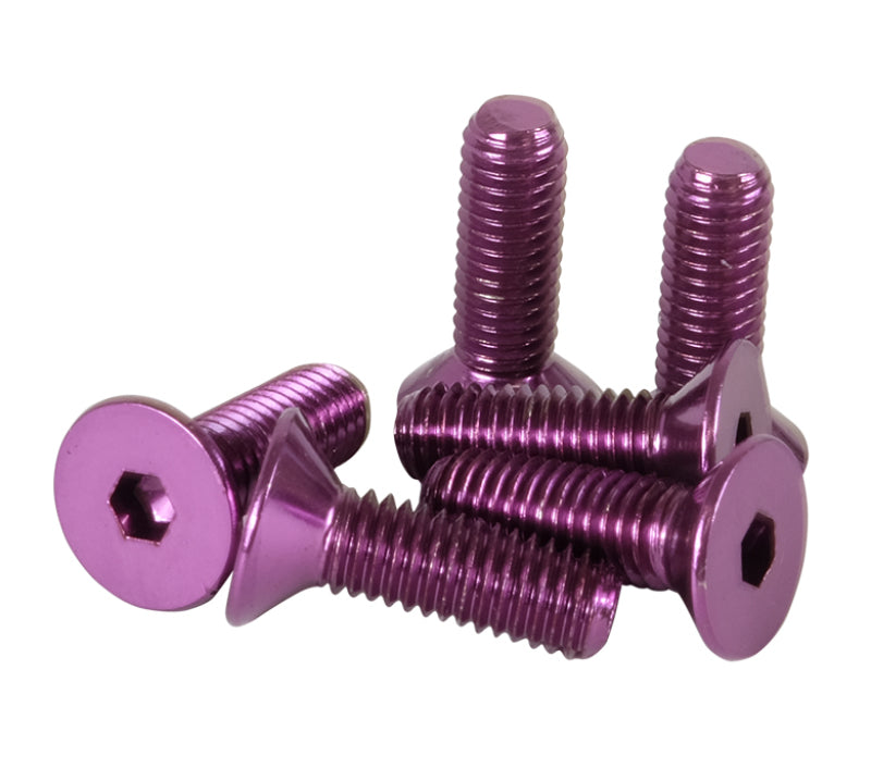 NRG Steering Wheel Screw Upgrade Kit (Conical) - Purple Steering Wheels NRG