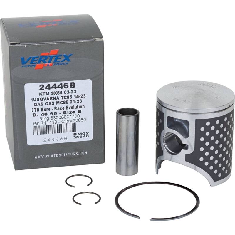 Vertex Piston 03-24 KTM 85 SX 85cc Cast Race Evolution Piston Kit Piston Sets - Powersports Vertex Pistons