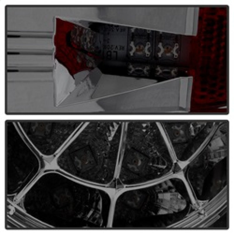 Spyder Toyota Tundra 07-13 LED Tail lights Smoke ALT-YD-TTU07-LED-SM Tail Lights SPYDER