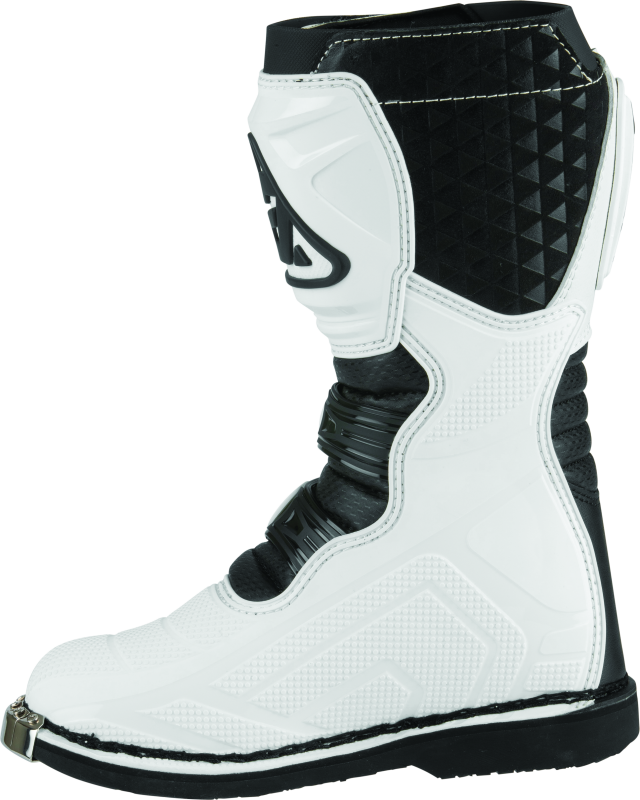 Answer AR1 Boot Black/White Youth Size - 1 Motorcycle Boots Answer