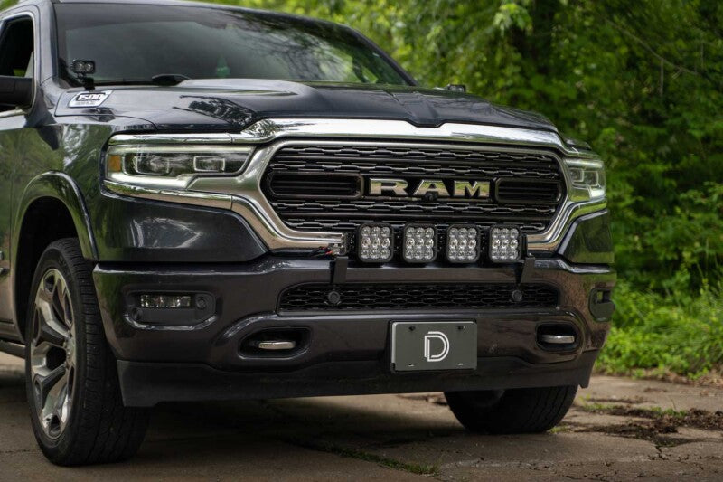 Diode Dynamics SS5 Grille CrossLink Lightbar Kit for 2019-Present Ram Sport - White Combo Light Bars & Cubes Diode Dynamics