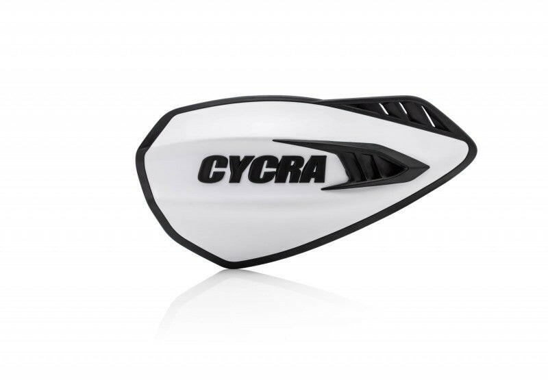 Cycra Cyclone MX - White/Black Hand Guards Cycra