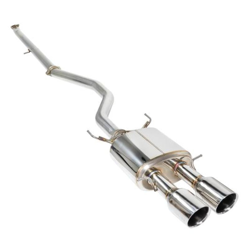 Remark 2017 Civic Si 4 Door Sedan Cat Back Exhaust w/Stainless Double Wall Tip (Not Resonated) Catback Remark
