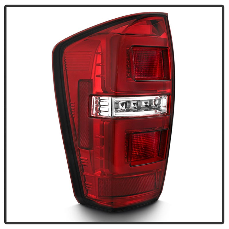 Spyder 16-17 Toyota Tacoma LED Tail Lights - Red Clear (ALT-YD-TT16-LED-RC) Tail Lights SPYDER