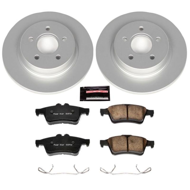 Power Stop 08-13 Volvo C30 Rear Z23 Evolution Sport Coated Brake Kit Brake Kits - Performance D&S PowerStop