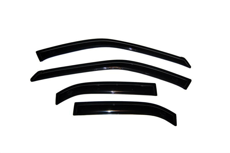 AVS 97-01 Mitsubishi Mirage Ventvisor Outside Mount Window Deflectors 4pc - Smoke Wind Deflectors AVS