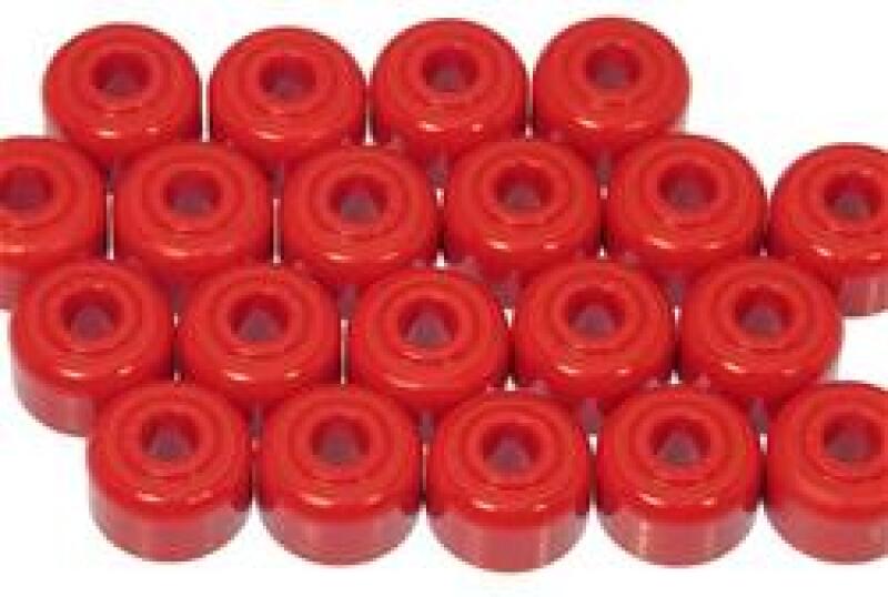Prothane Universal Shock Mount / End Link 5/8 ID SM 1/2 Hour Glass - Red Sway Bar Bushings Prothane