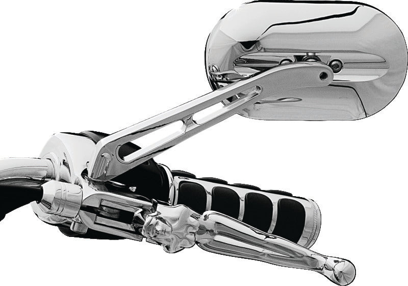 Kuryakyn Magnum Plus Mirror Large Convex Glass Chrome Rear View Mirrors Kuryakyn
