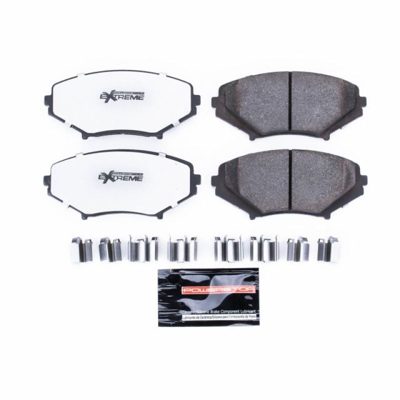 Power Stop 04-11 Mazda RX-8 Front Z26 Extreme Street Brake Pads w/Hardware Brake Pads - Performance PowerStop